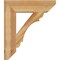 Ekena Millwork Olympic Slat Rough Sawn Bracket, Western Red Cedar, 6"W x 26"D x 30"H BKT06X26X30OLY06RWR - alternate 2